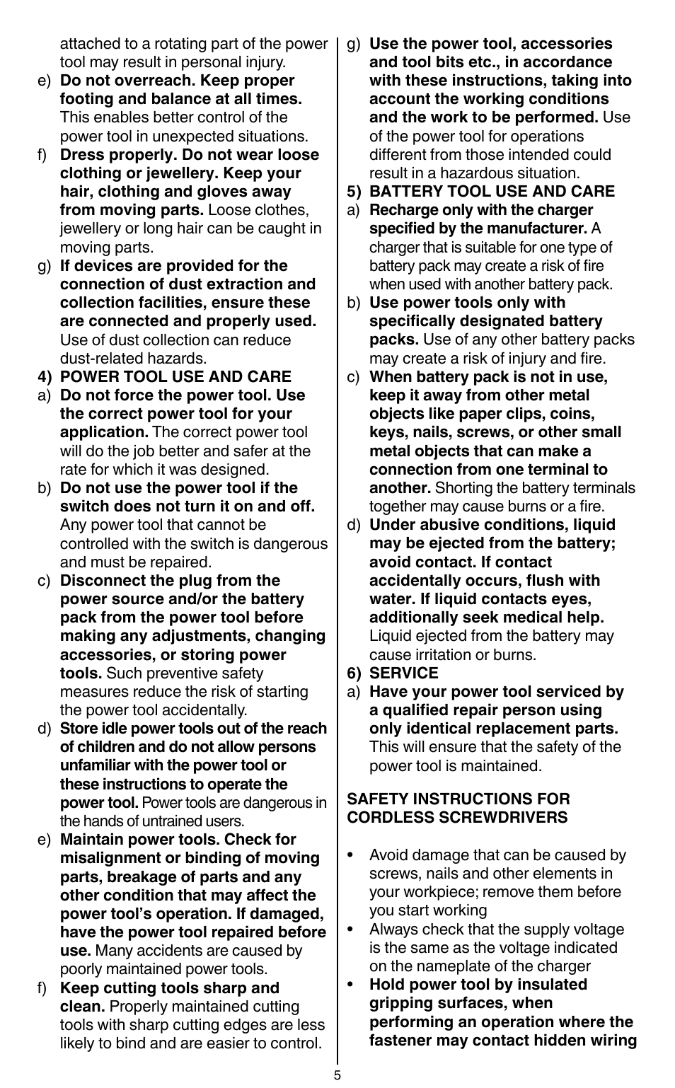 Skil 2436 AA User Manual | Page 5 / 164