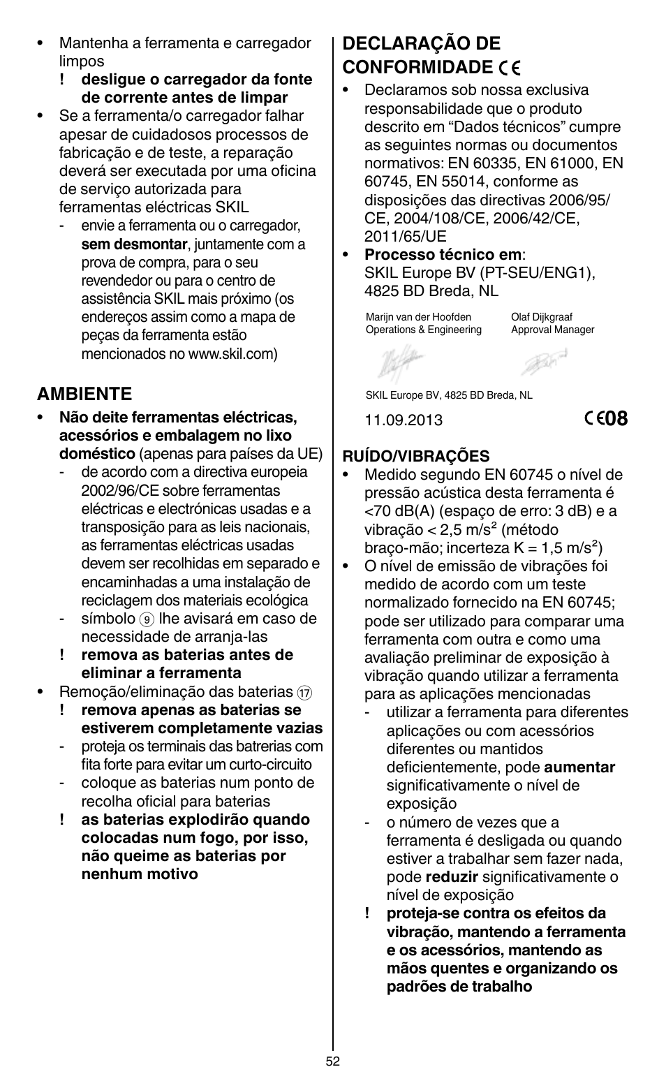 Skil 2436 AA User Manual | Page 52 / 164