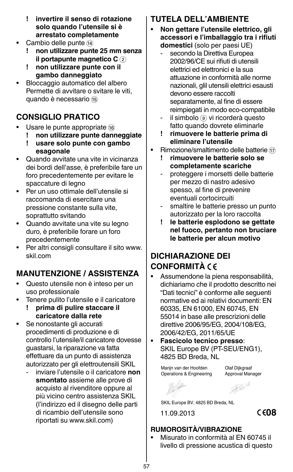 Skil 2436 AA User Manual | Page 57 / 164