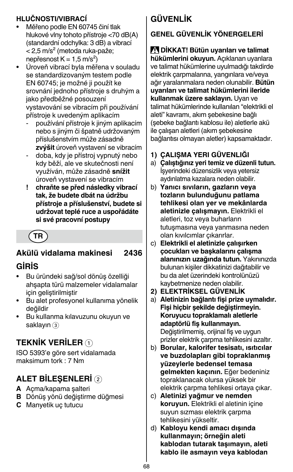 Skil 2436 AA User Manual | Page 68 / 164