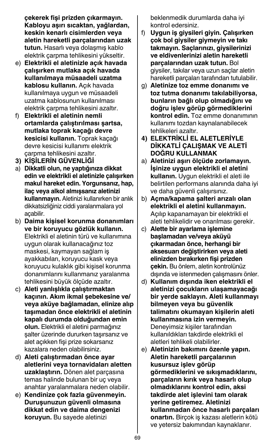 Skil 2436 AA User Manual | Page 69 / 164