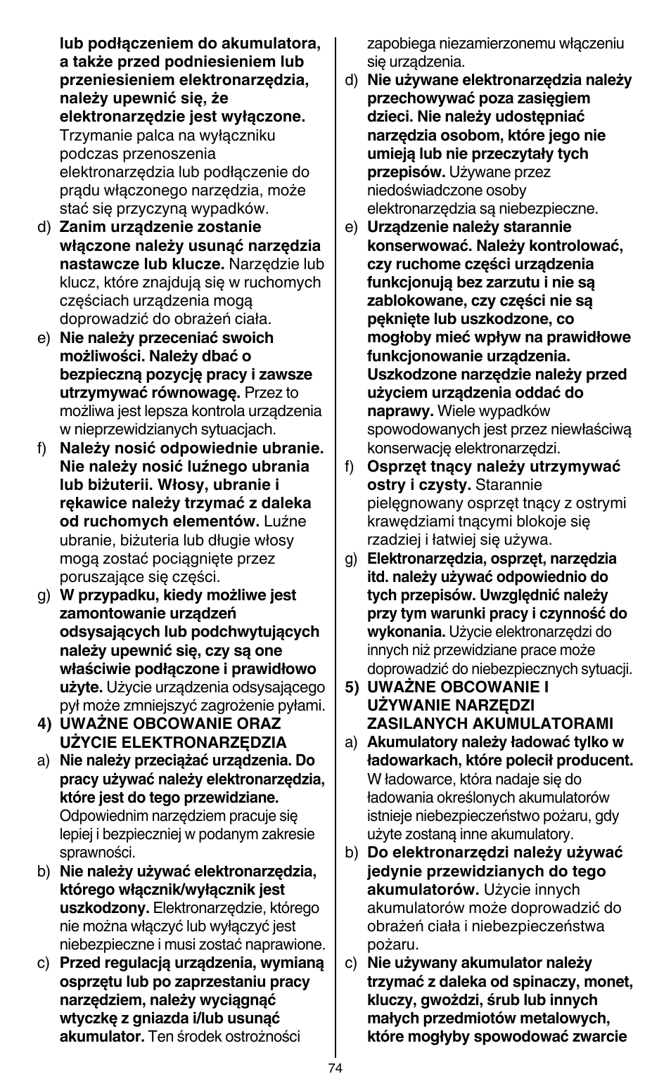 Skil 2436 AA User Manual | Page 74 / 164
