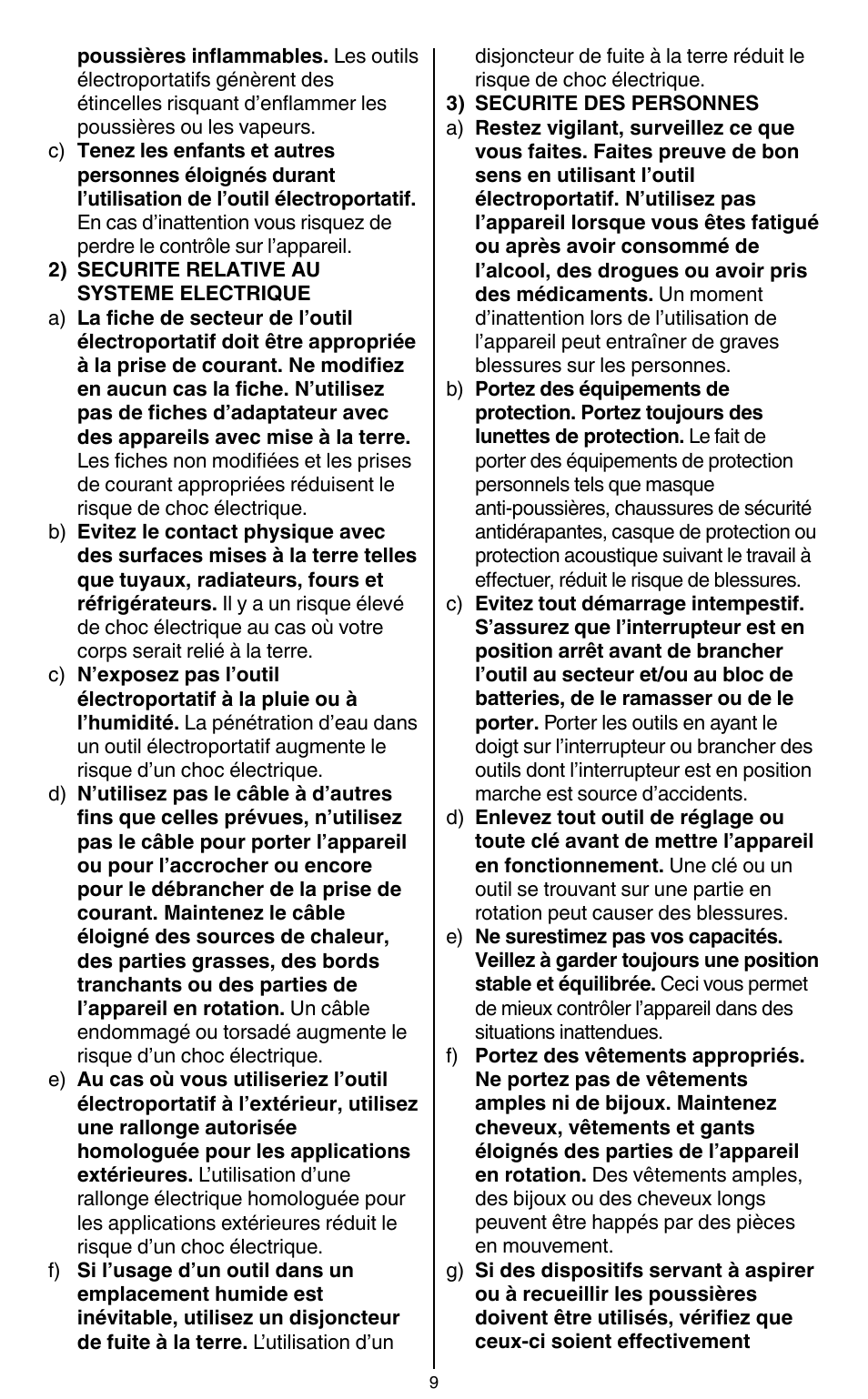 Skil 2436 AA User Manual | Page 9 / 164
