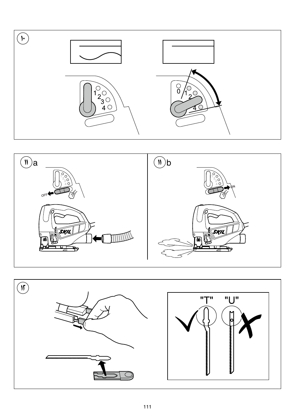 Skil 4581 CA User Manual | Page 111 / 116