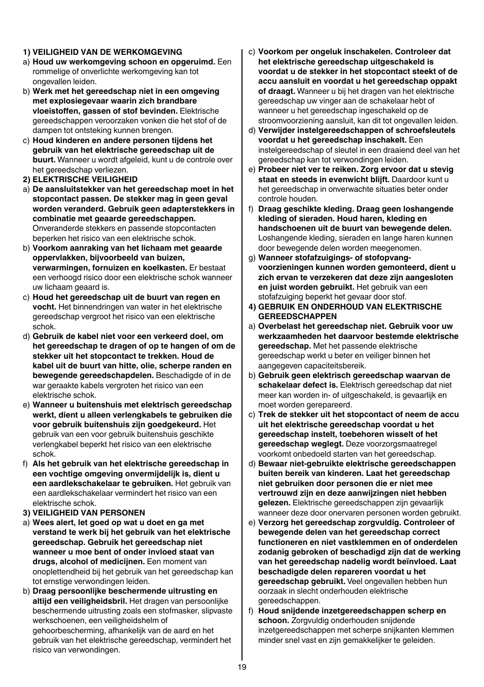 Skil 4581 CA User Manual | Page 19 / 116