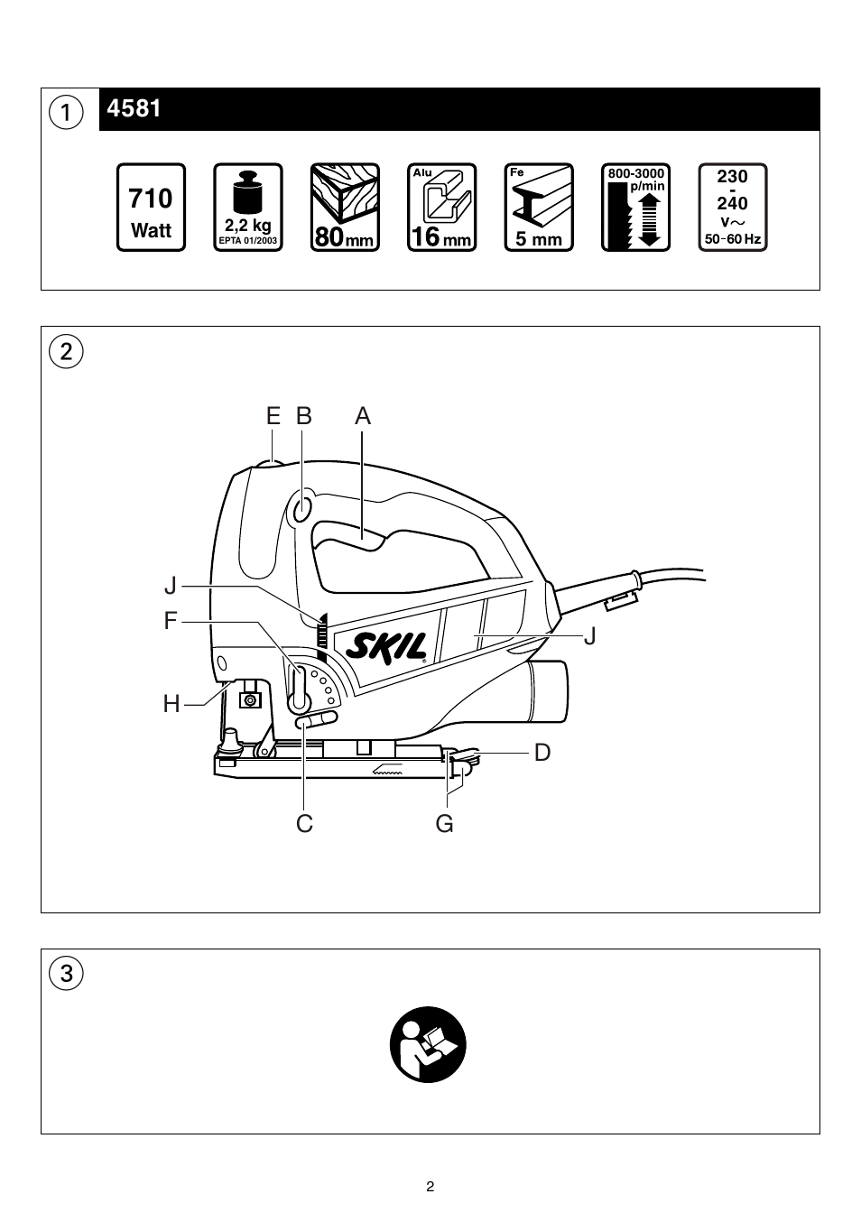 Skil 4581 CA User Manual | Page 2 / 116