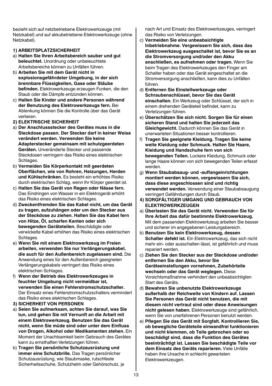 Skil 1735 AA User Manual | Page 13 / 116