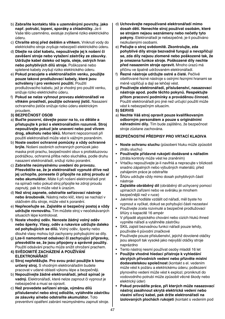 Skil 1735 AA User Manual | Page 47 / 116