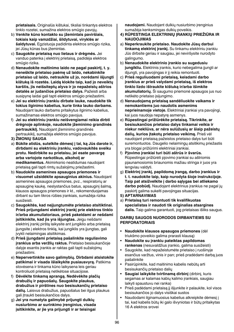 Skil 1735 AA User Manual | Page 96 / 116