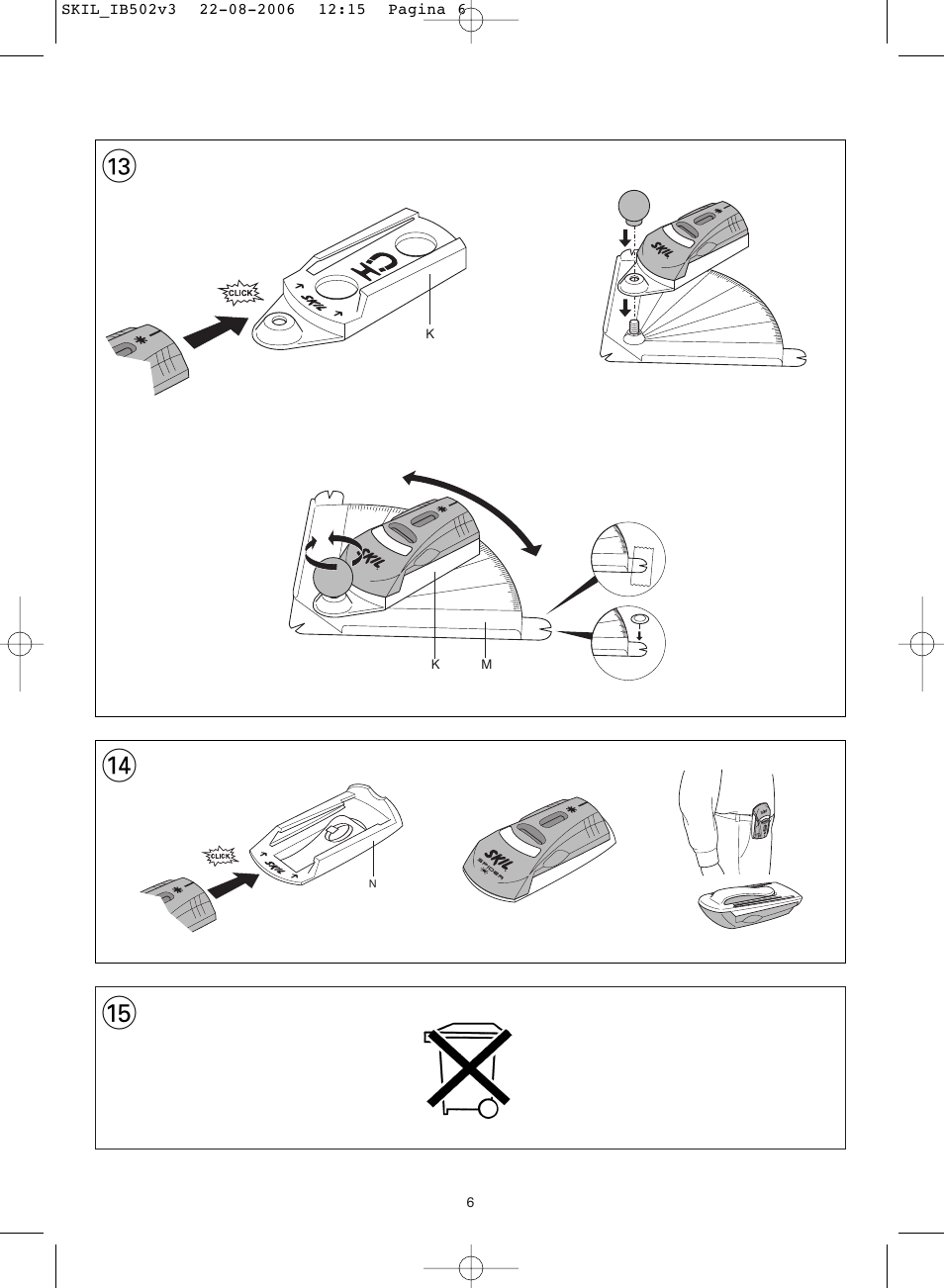 Skil 0502 AA User Manual | Page 6 / 52