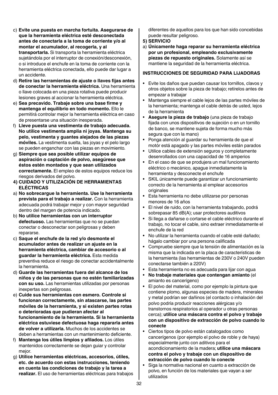 Skil 7207 AK (Octo) User Manual | Page 32 / 112