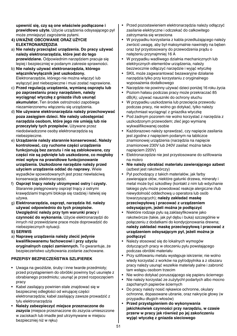 Skil 7207 AK (Octo) User Manual | Page 51 / 112