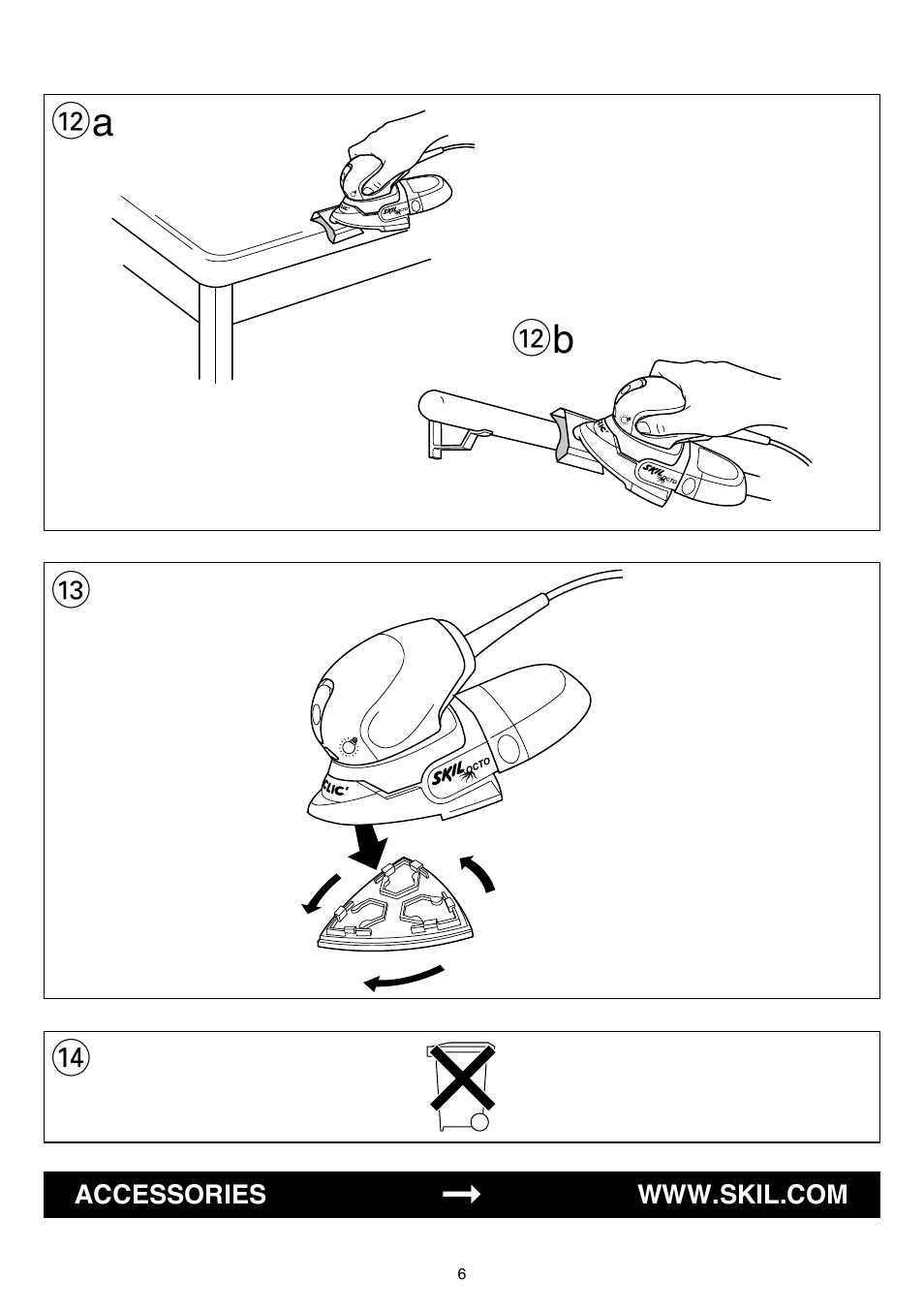 A @ b | Skil 7207 AK (Octo) User Manual | Page 6 / 112