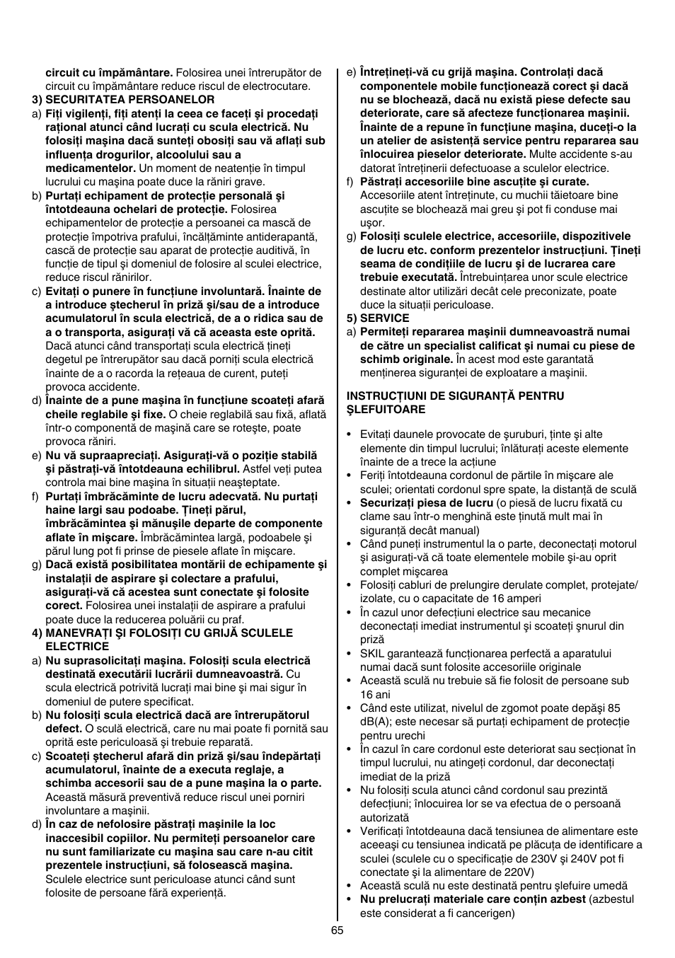 Skil 7207 AK (Octo) User Manual | Page 65 / 112