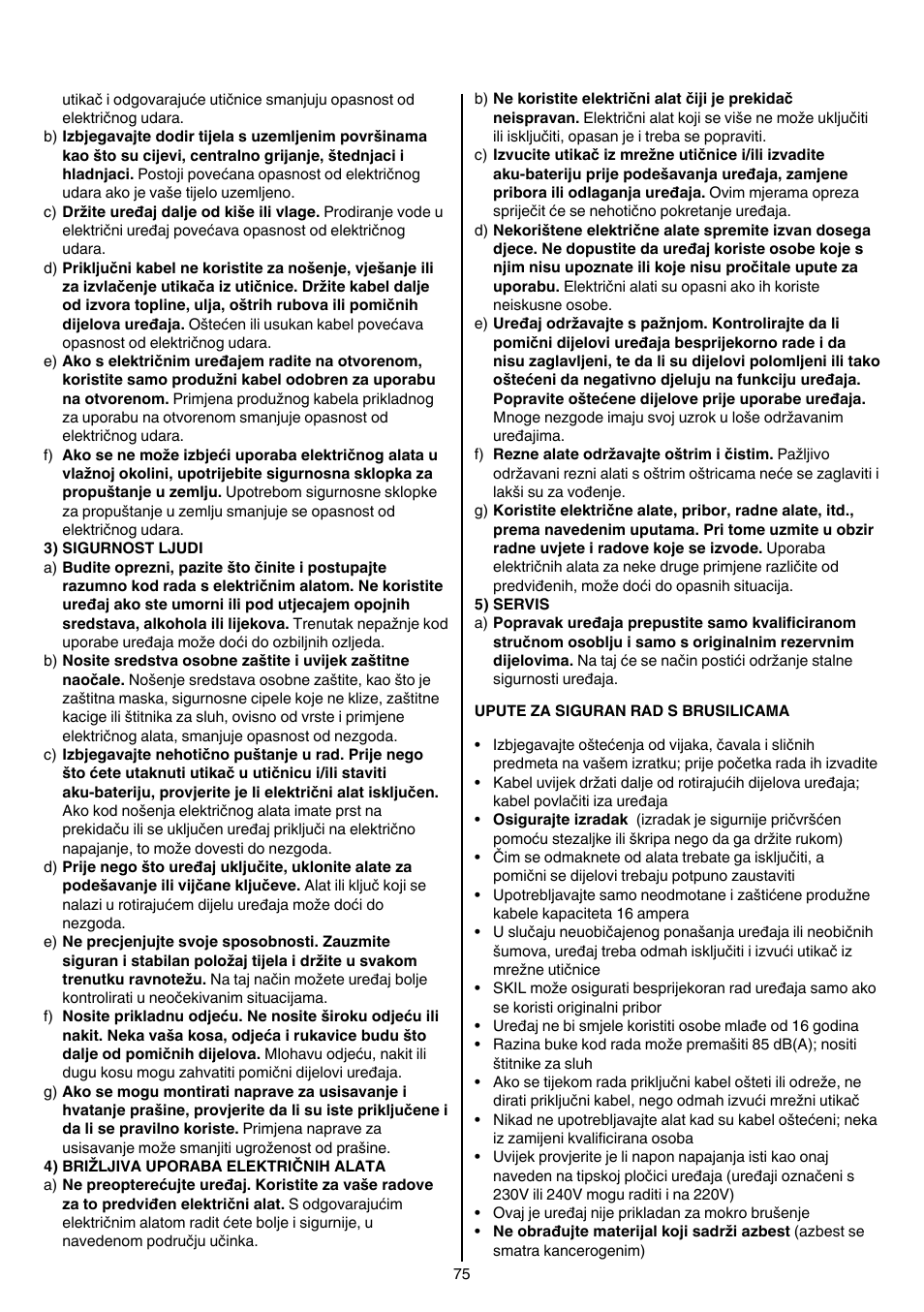Skil 7207 AK (Octo) User Manual | Page 75 / 112