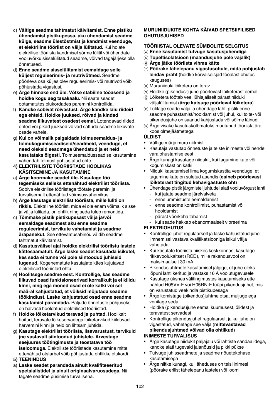 Skil 0705 RA User Manual | Page 102 / 132