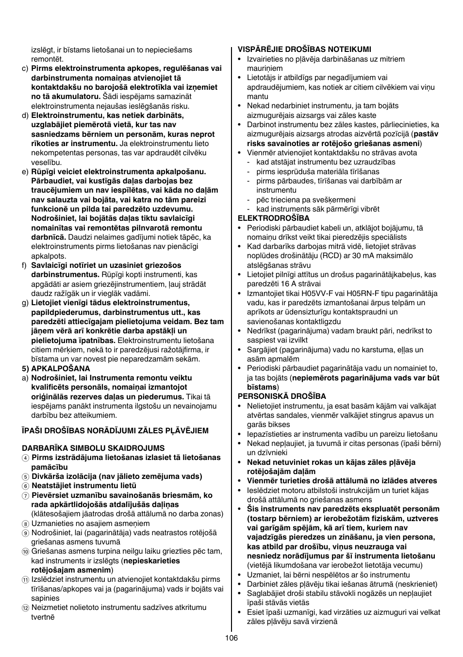 Skil 0705 RA User Manual | Page 106 / 132