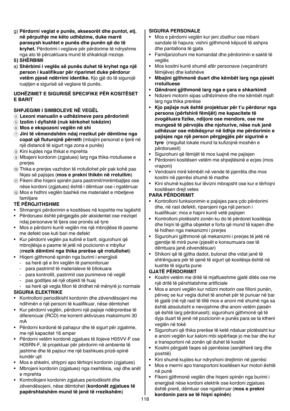 Skil 0705 RA User Manual | Page 118 / 132