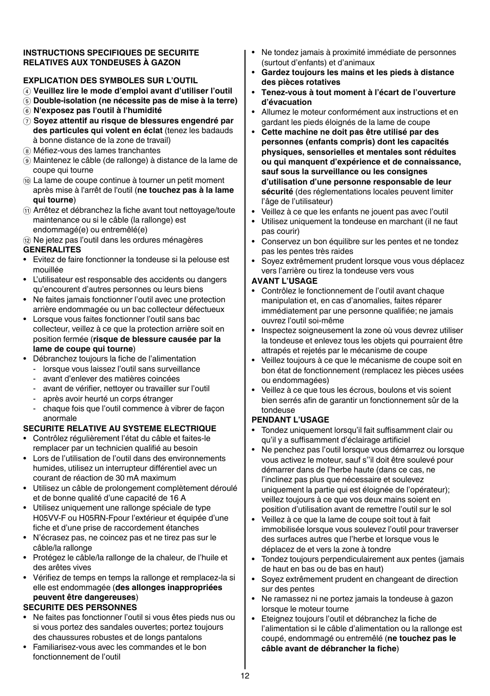Skil 0705 RA User Manual | Page 12 / 132