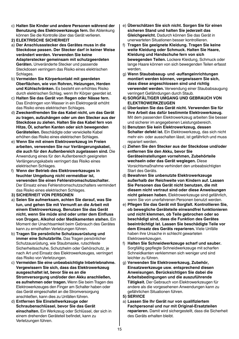 Skil 0705 RA User Manual | Page 15 / 132