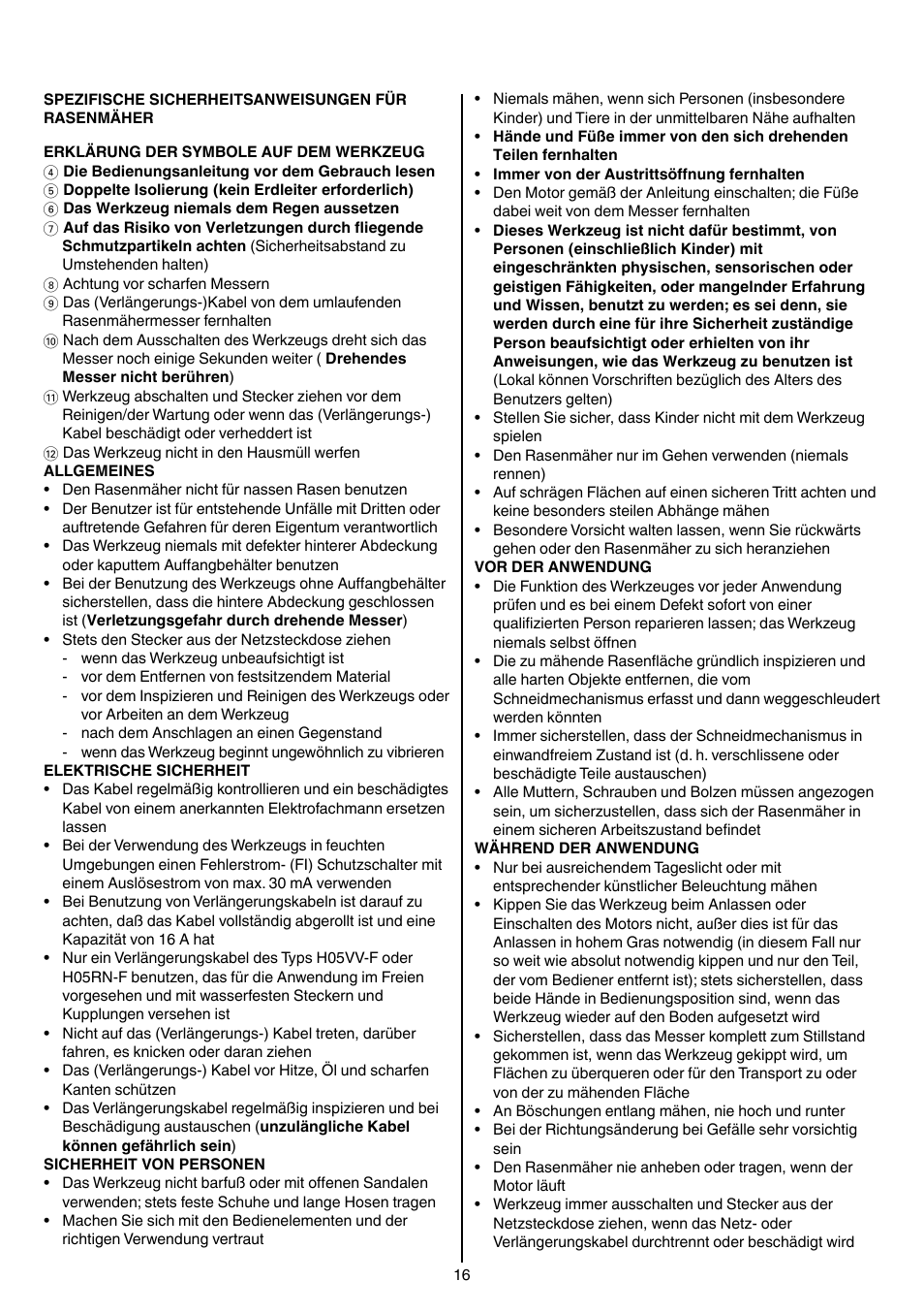 Skil 0705 RA User Manual | Page 16 / 132