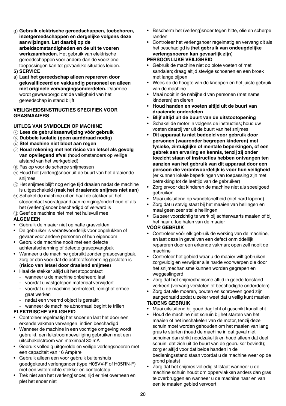 Skil 0705 RA User Manual | Page 20 / 132
