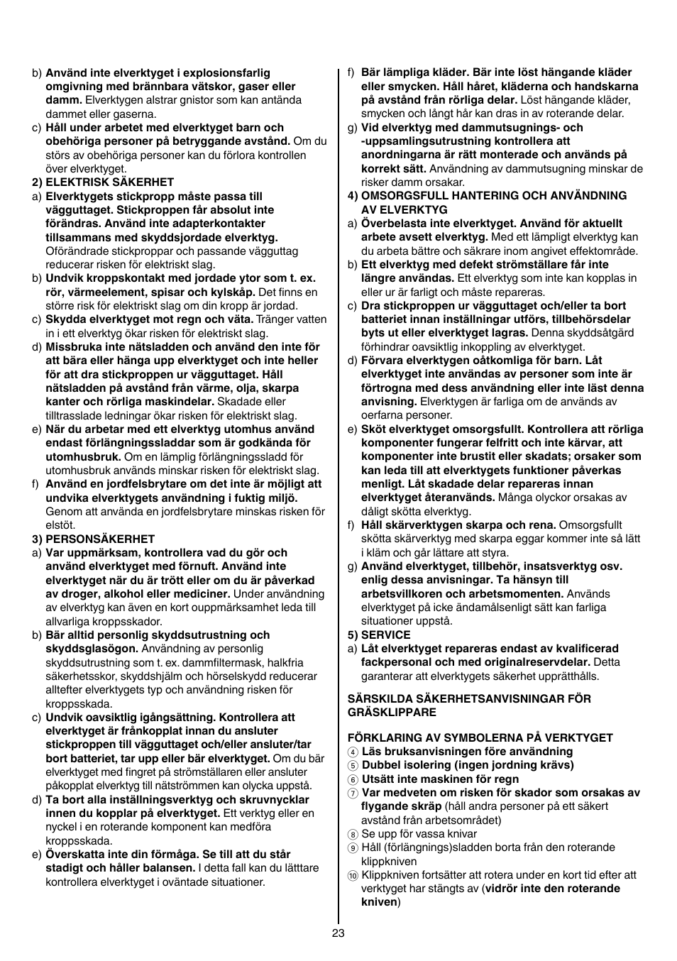 Skil 0705 RA User Manual | Page 23 / 132