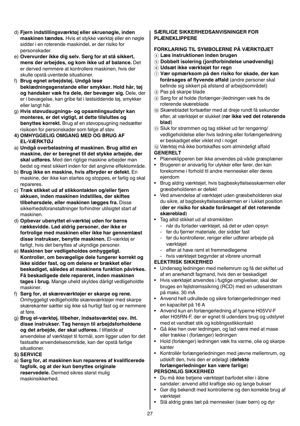 Skil 0705 RA User Manual | Page 27 / 132