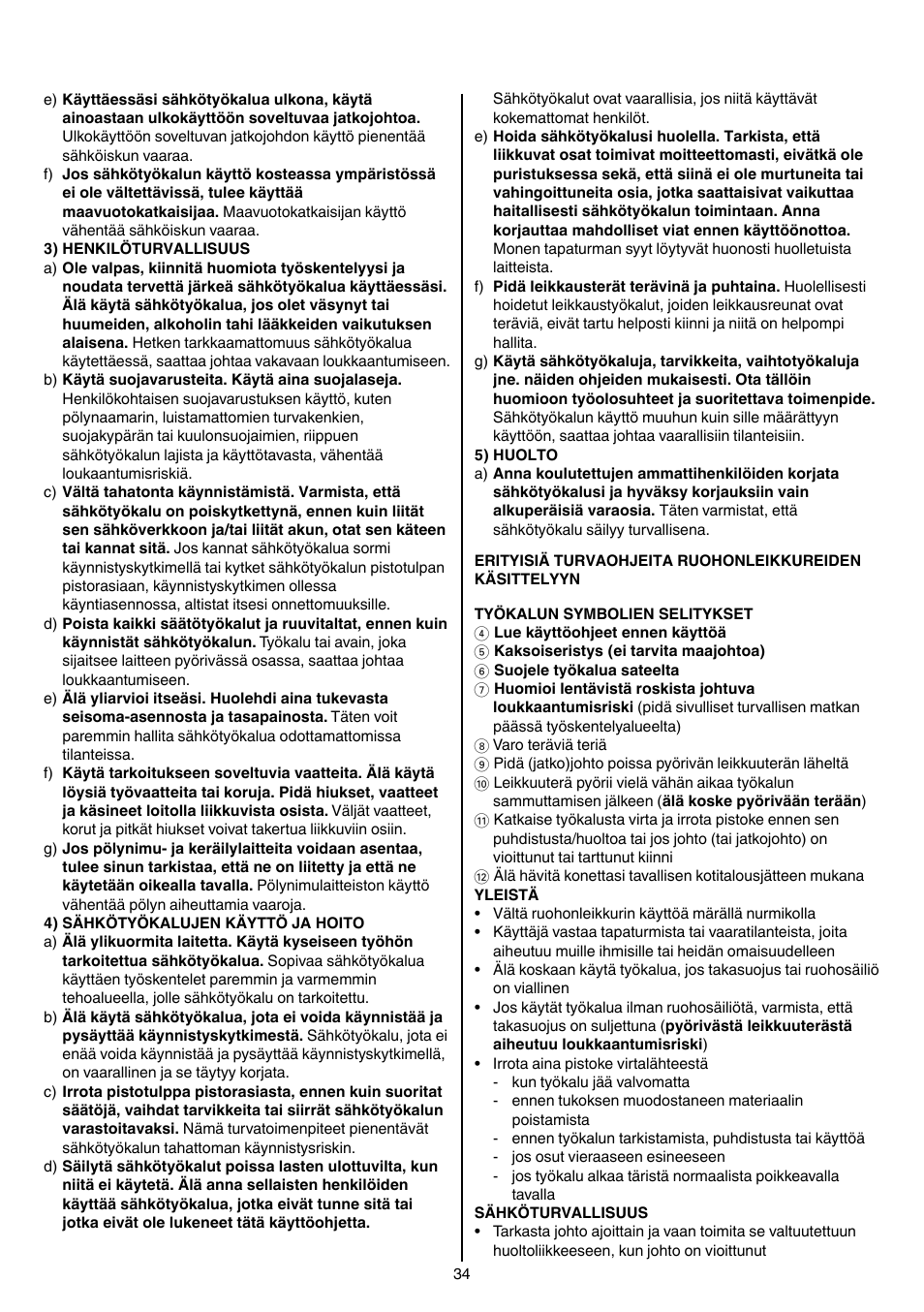 Skil 0705 RA User Manual | Page 34 / 132