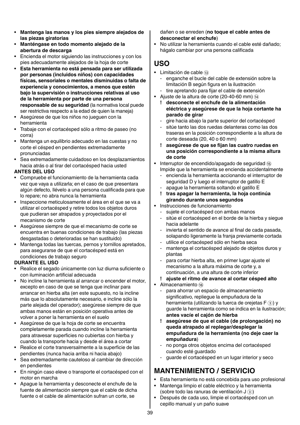 Mantenimiento / servicio | Skil 0705 RA User Manual | Page 39 / 132