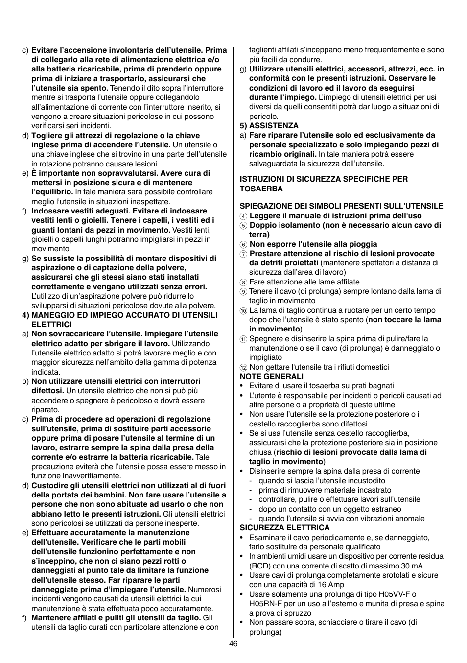 Skil 0705 RA User Manual | Page 46 / 132