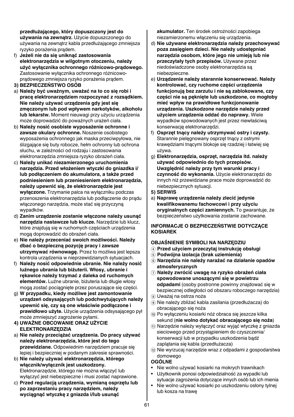 Skil 0705 RA User Manual | Page 61 / 132