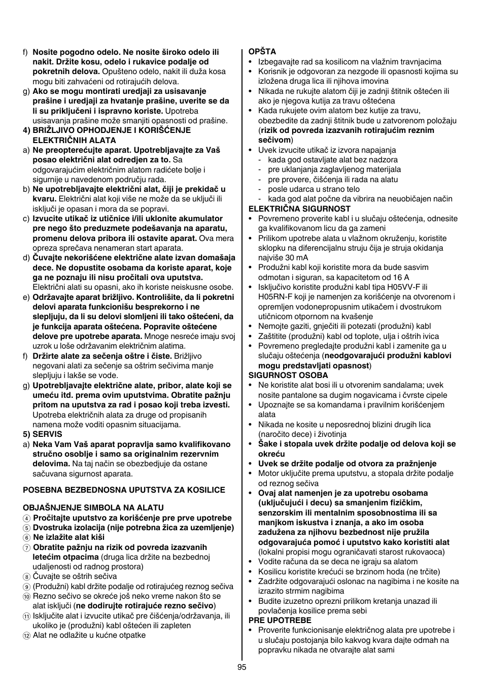 Skil 0705 RA User Manual | Page 95 / 132