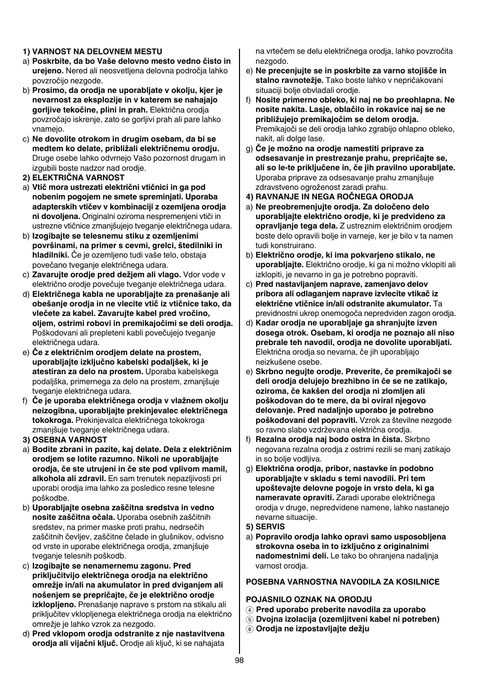 Skil 0705 RA User Manual | Page 98 / 132