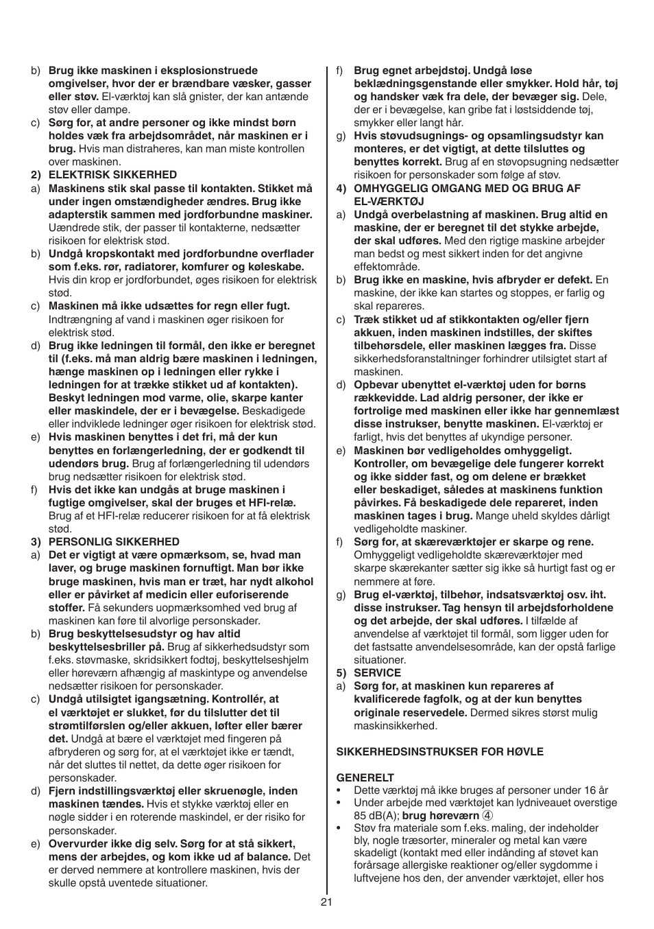 Skil 1550 AA User Manual | Page 21 / 108