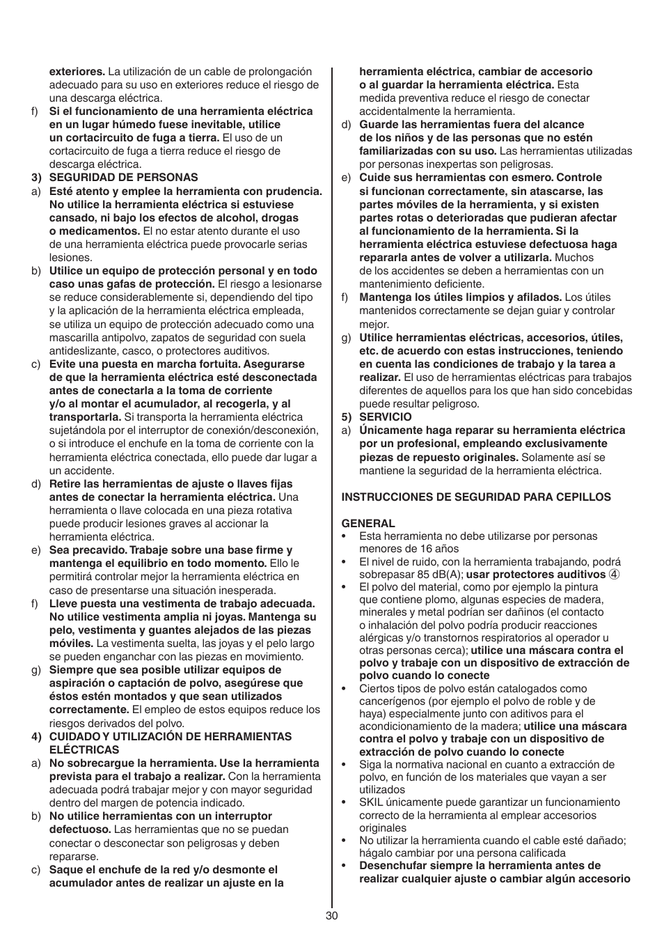 Skil 1550 AA User Manual | Page 30 / 108