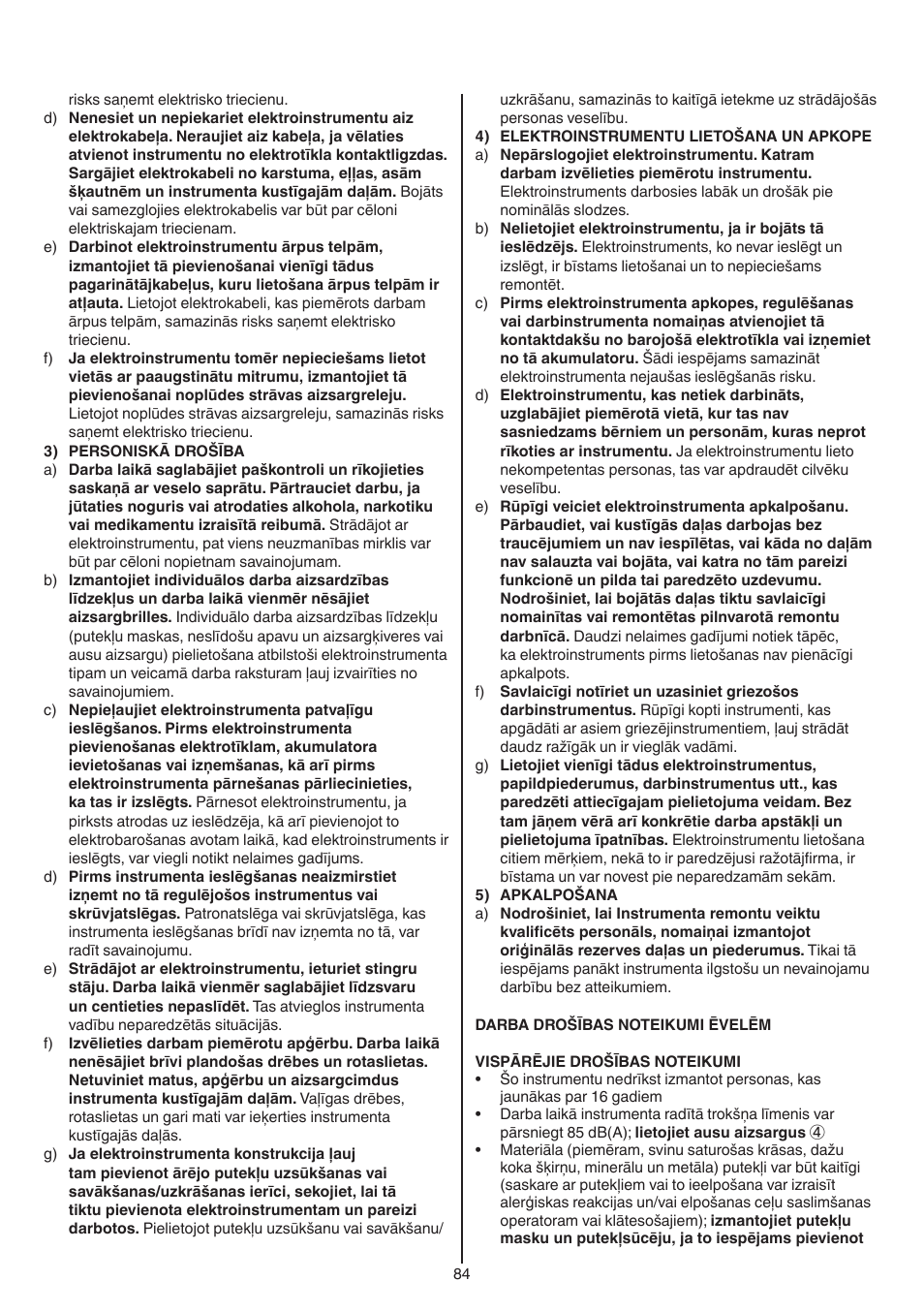 Skil 1550 AA User Manual | Page 84 / 108