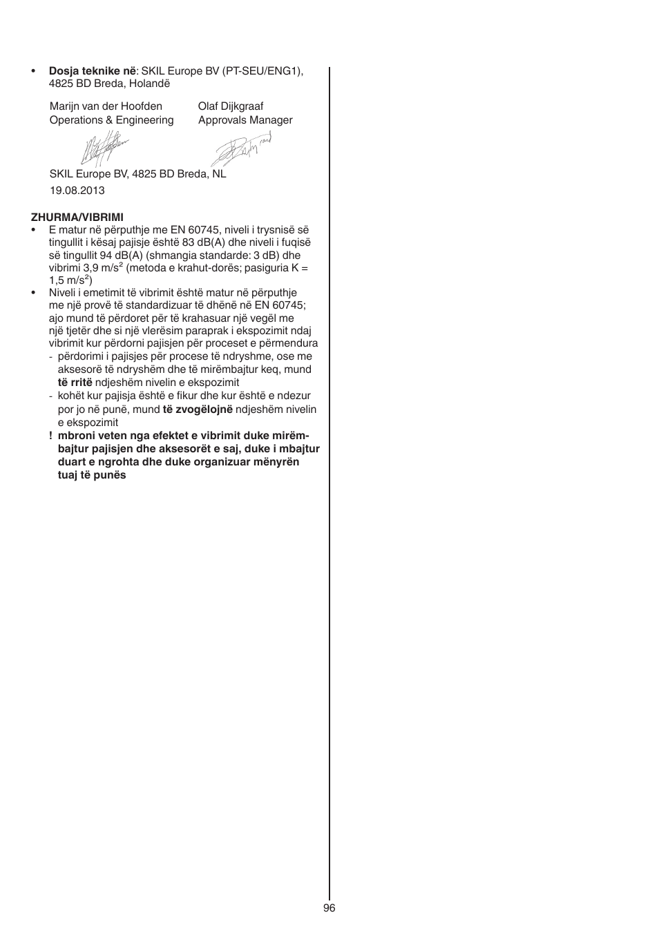 Skil 1550 AA User Manual | Page 96 / 108