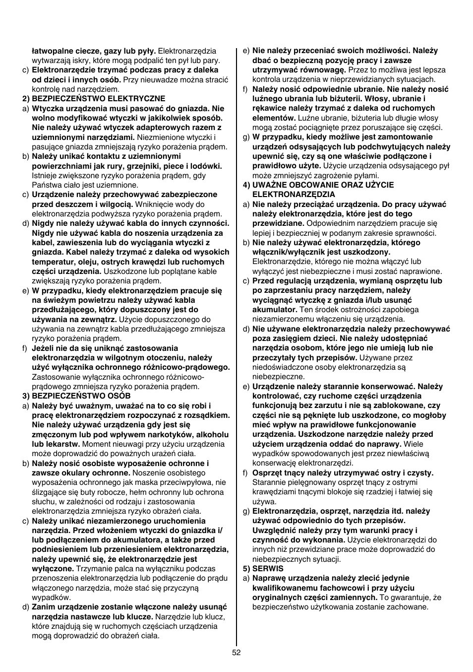 Skil 1560 AA User Manual | Page 52 / 112