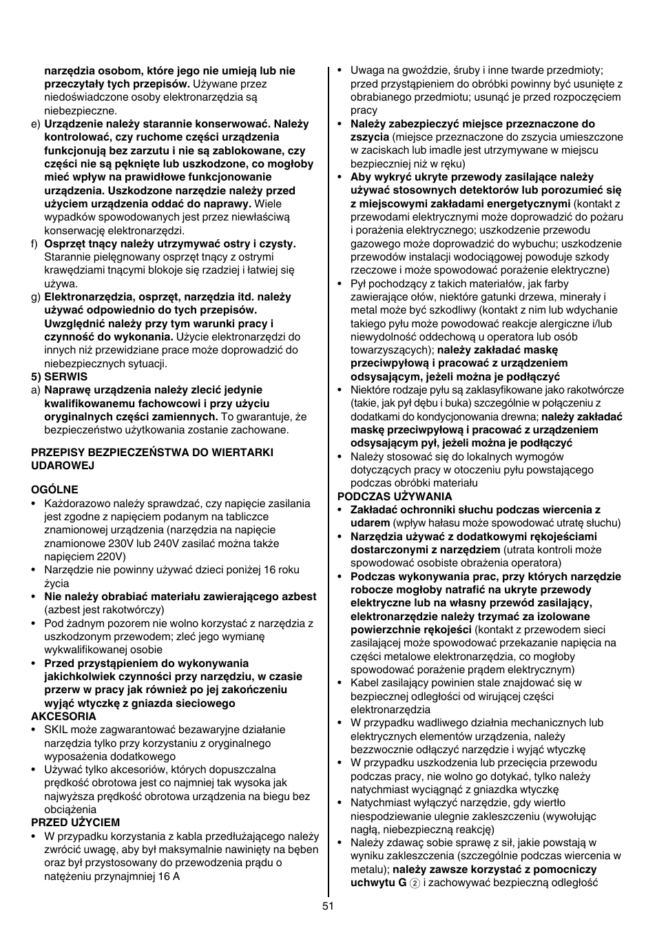 Skil 6950 AA (Torro) User Manual | Page 51 / 108