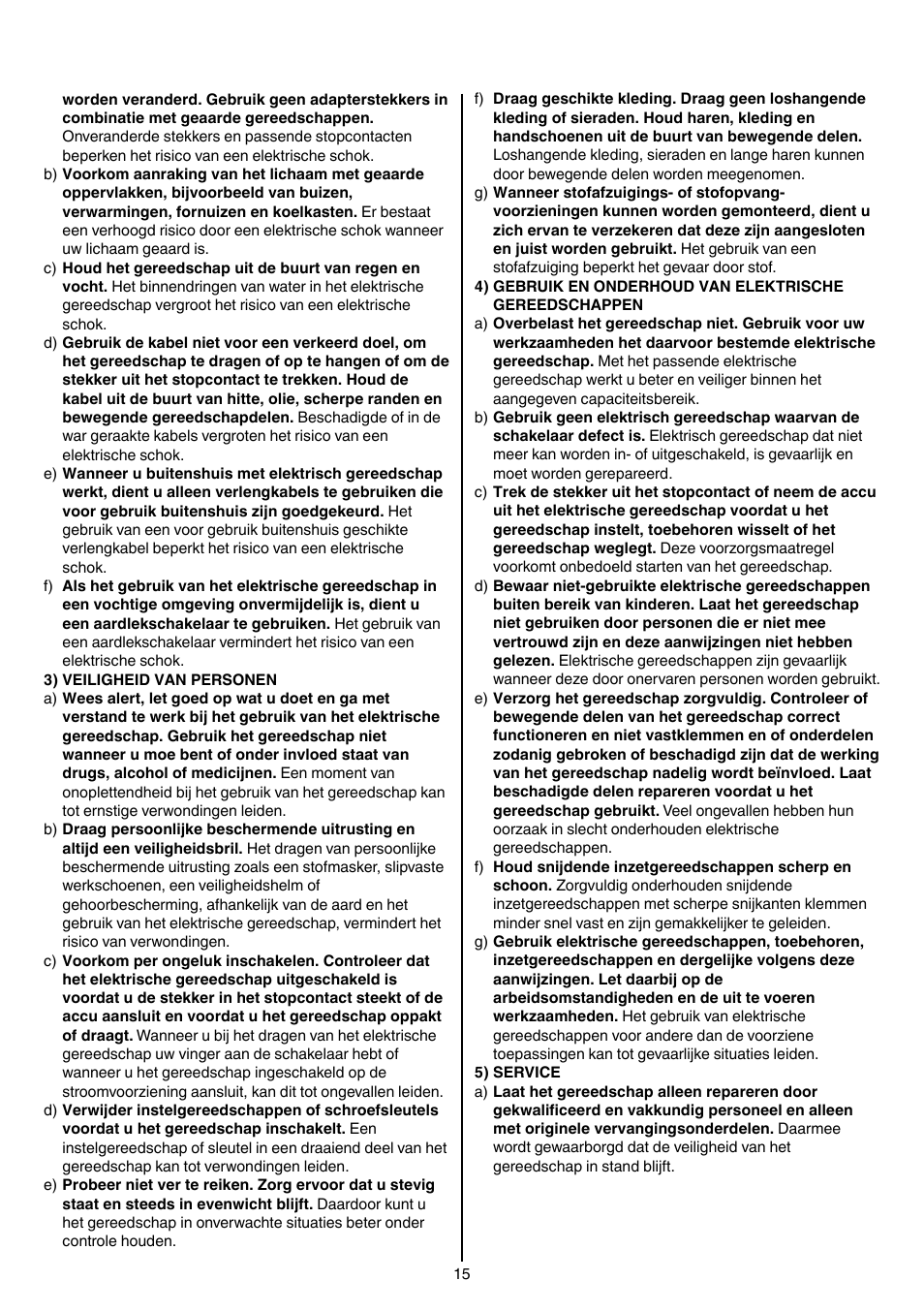 Skil 1016 AA User Manual | Page 15 / 88