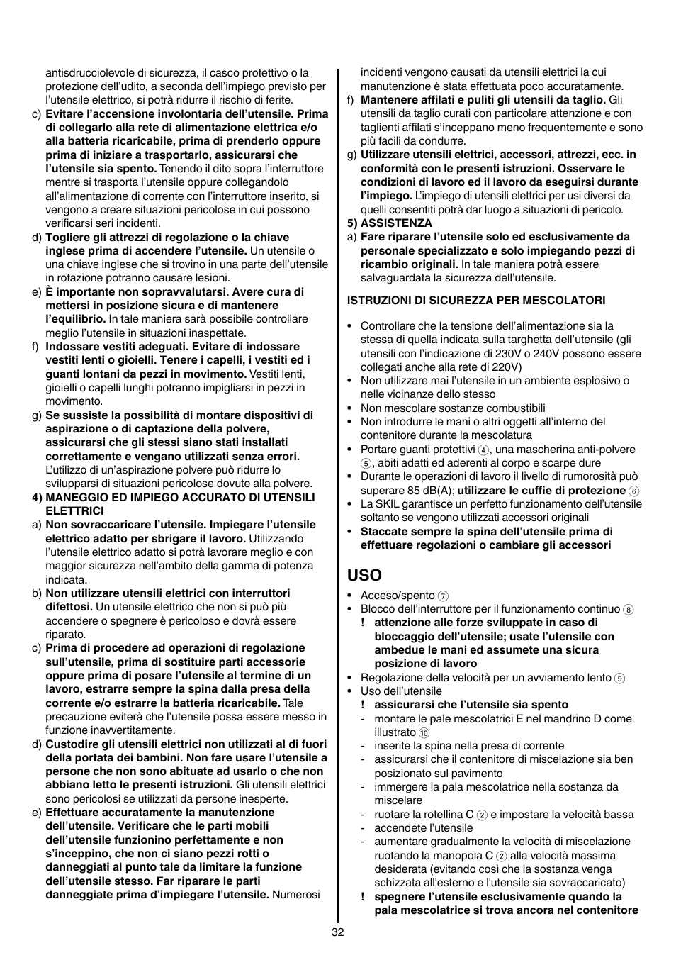 Skil 1016 AA User Manual | Page 32 / 88