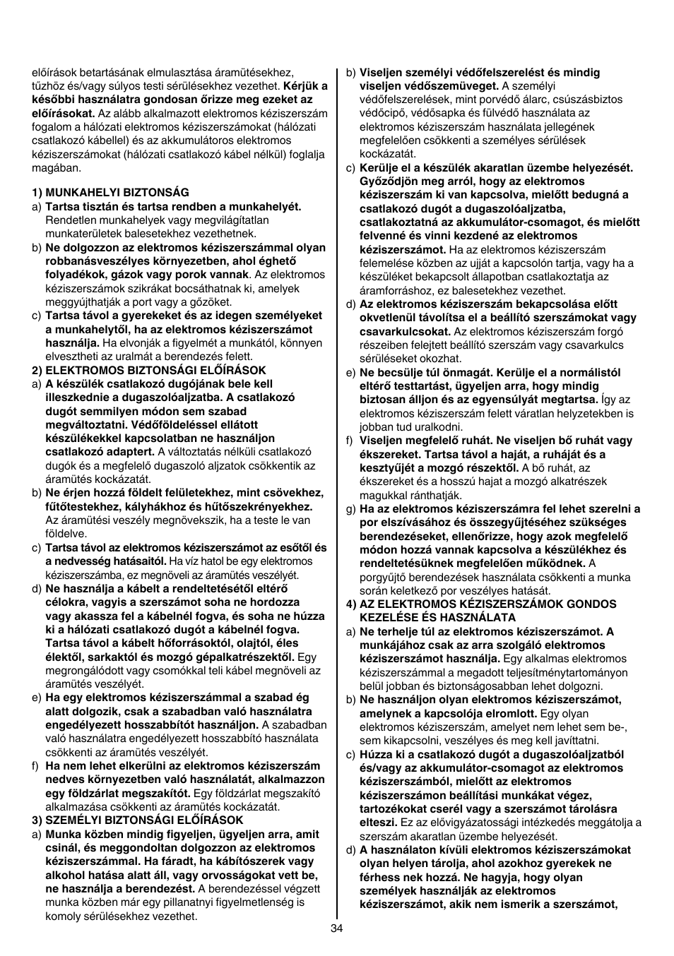 Skil 1016 AA User Manual | Page 34 / 88