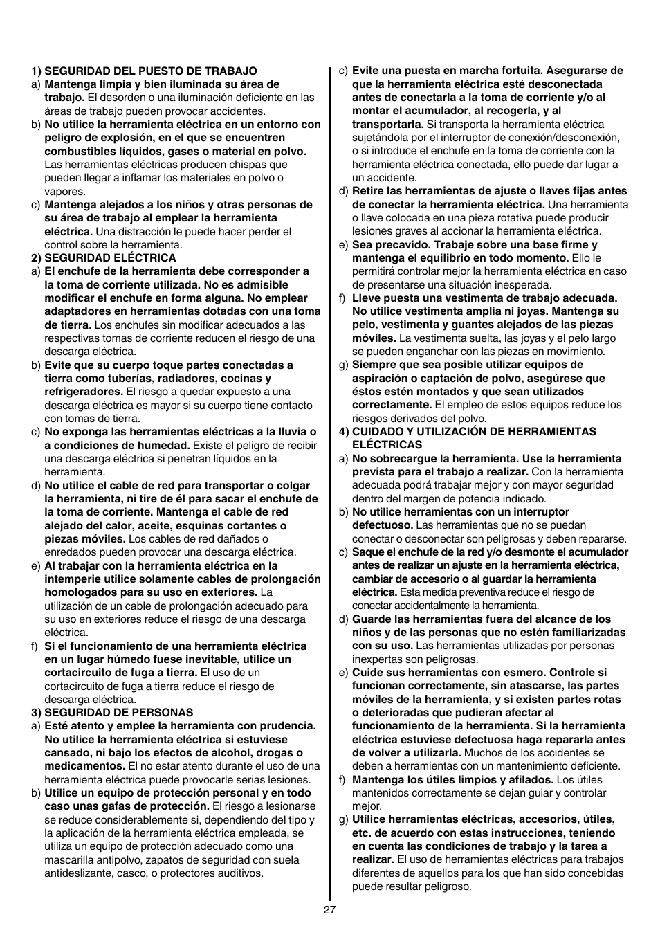 Skil 1613 AA User Manual | Page 27 / 92