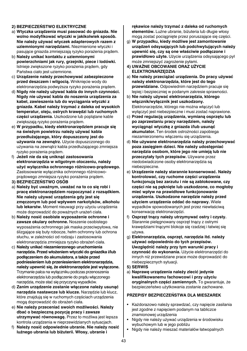 Skil 1613 AA User Manual | Page 43 / 92