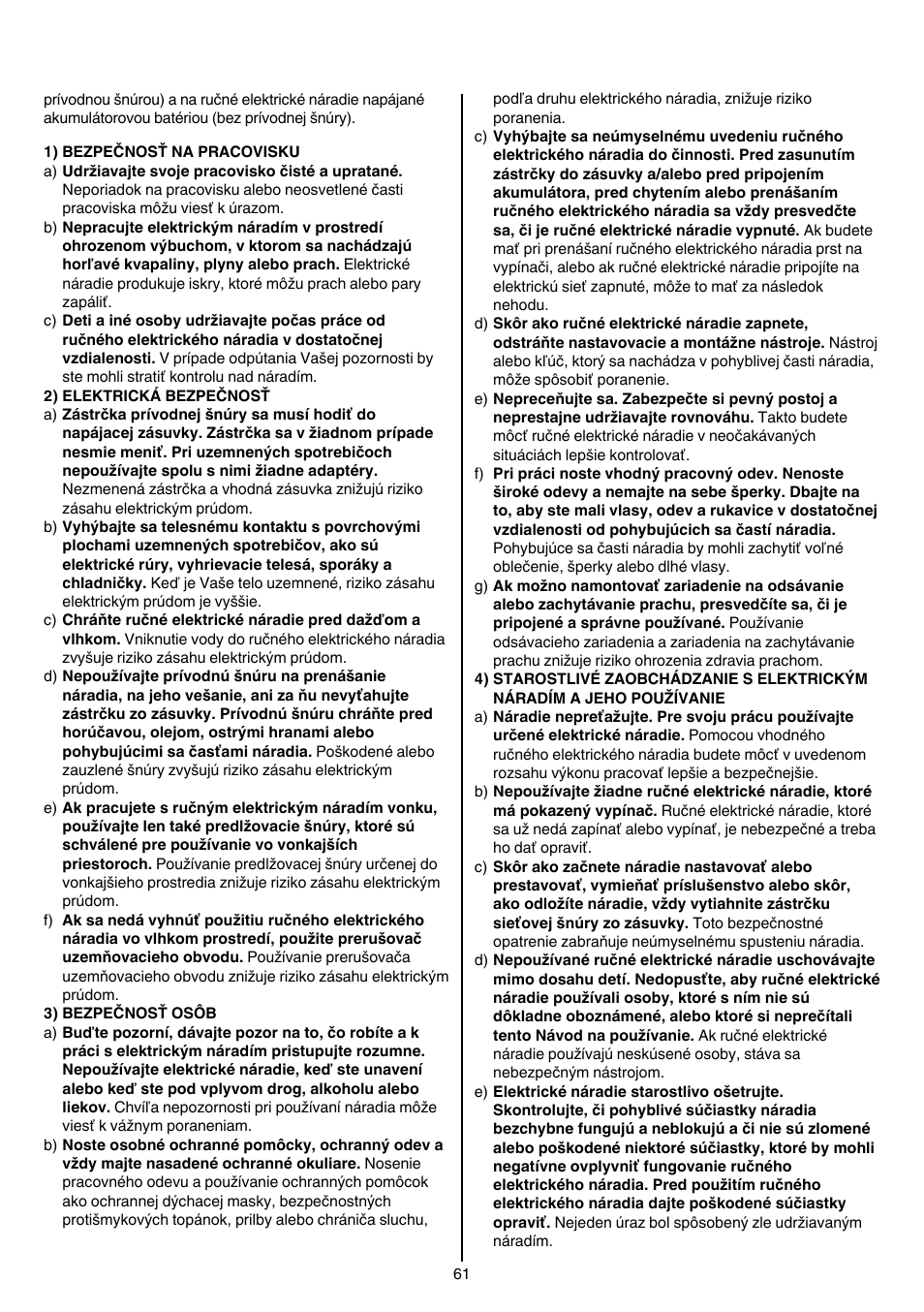 Skil 1613 AA User Manual | Page 61 / 92