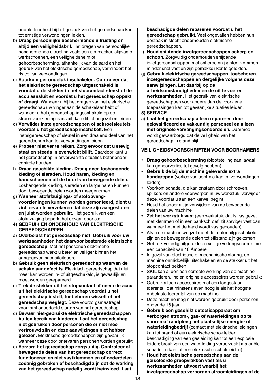 Skil 1766 AK User Manual | Page 18 / 116