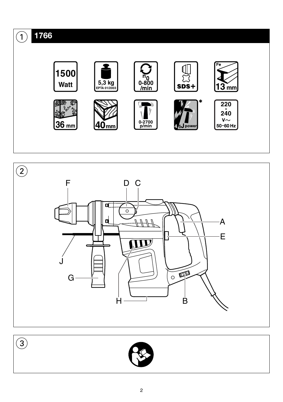 ʾ˂ʽʽ | Skil 1766 AK User Manual | Page 2 / 116