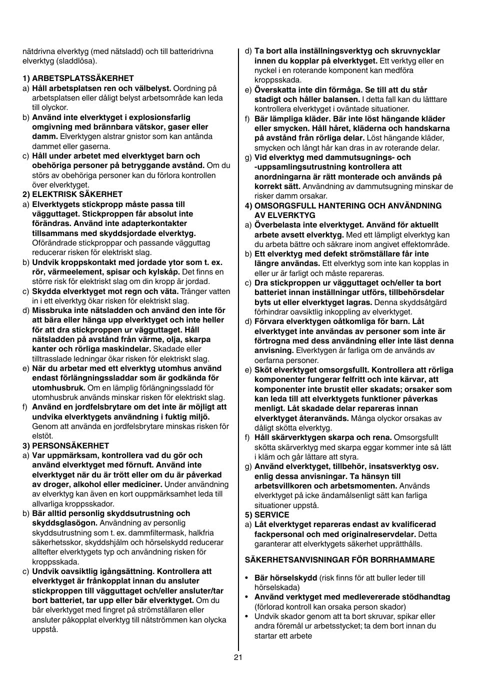 Skil 1766 AK User Manual | Page 21 / 116