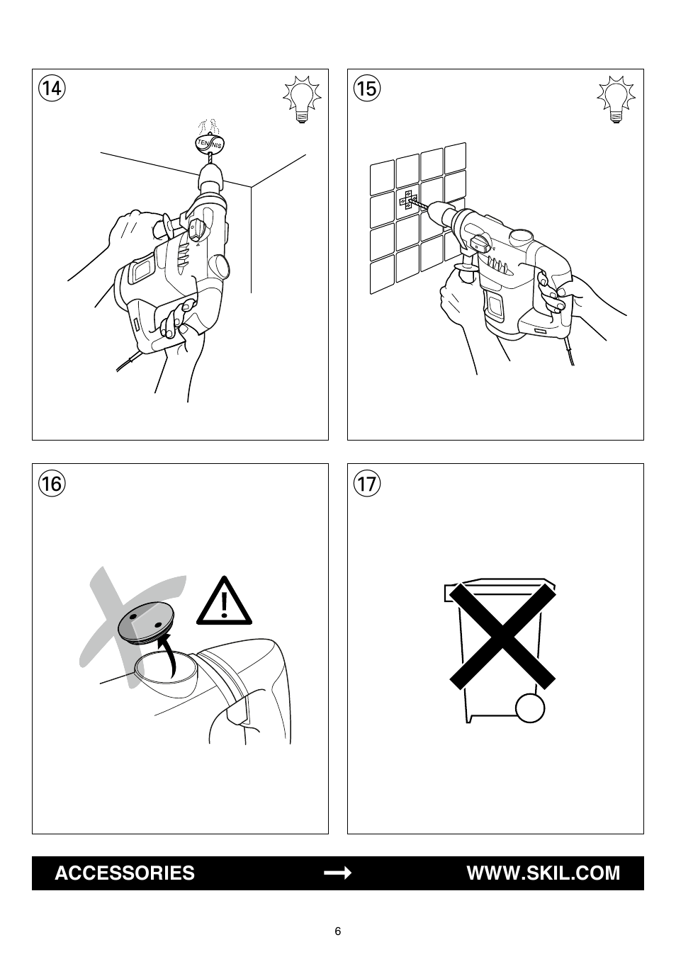 Skil 1766 AK User Manual | Page 6 / 116